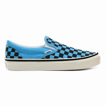 Damske Tenisky Vans Anaheim Factory Classic Slip-On 98 DX Modre VA08XSVGE